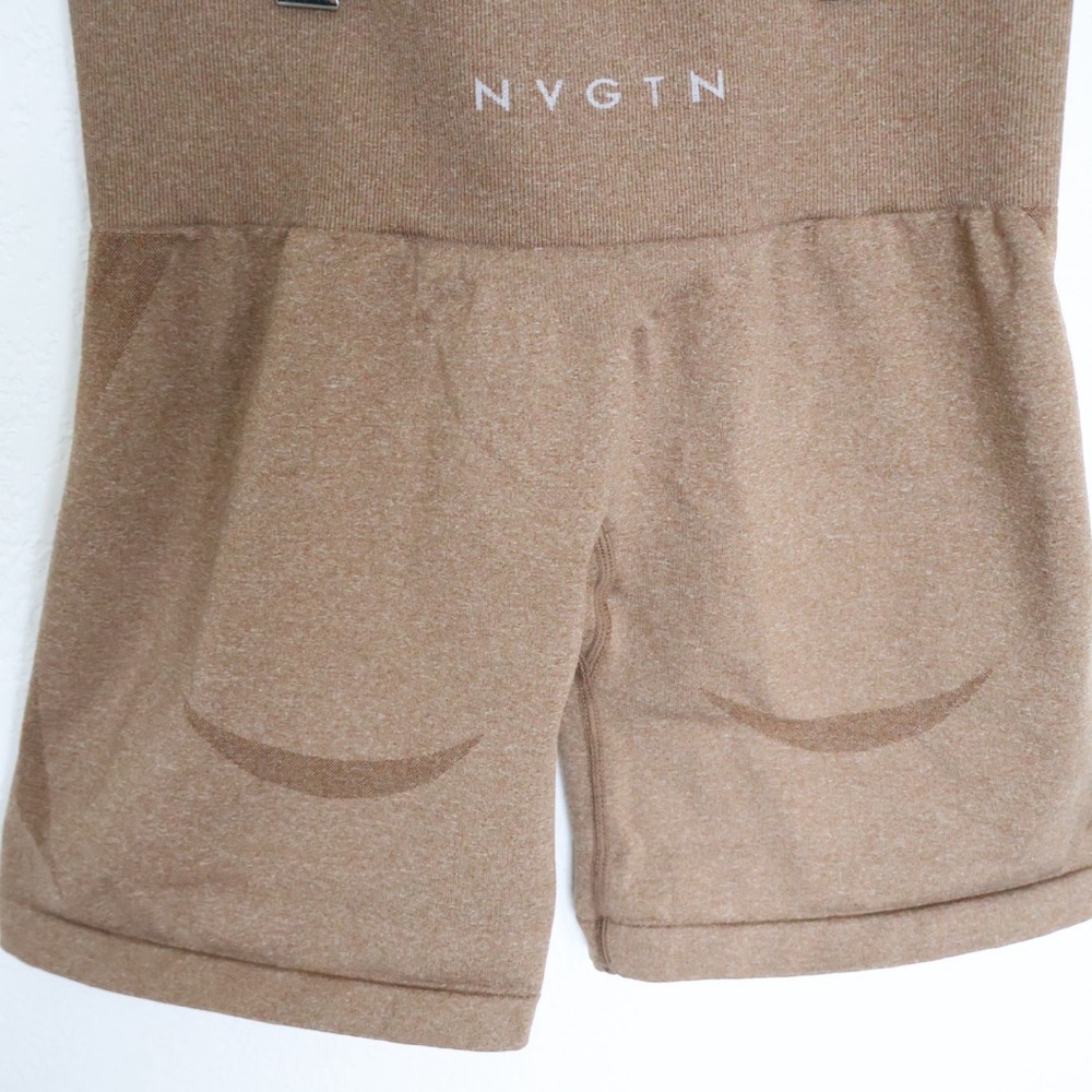 NVGTN Women's Brown Athletic Shorts